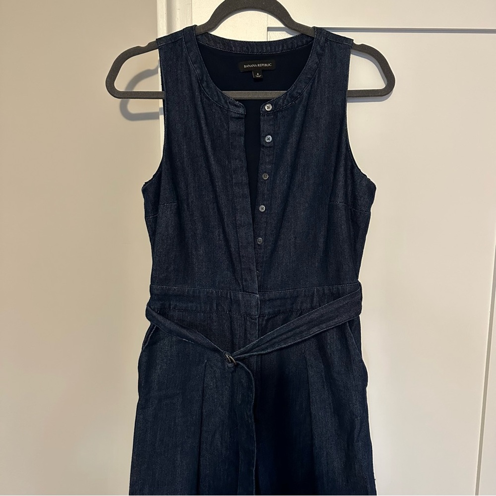 Banana Republic denim jumpsuit